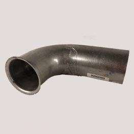 PIPE-EXHAUST MBEND 5 STL RH CHRP OD/ID 65 Degree 